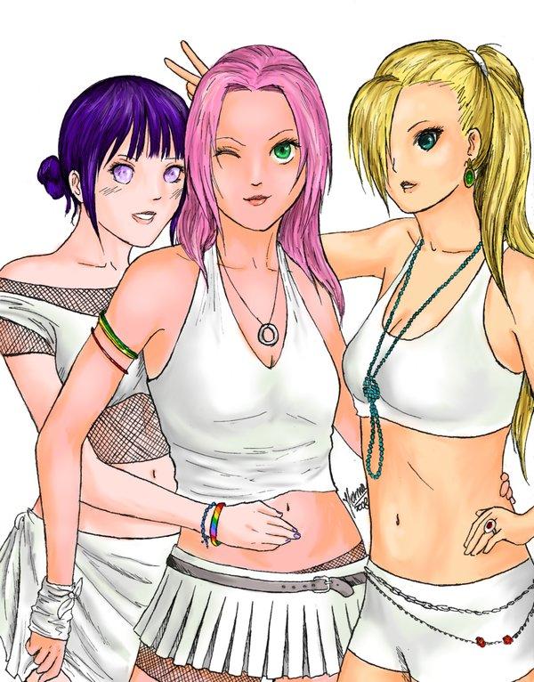 Three godesses - HinaSakuIno